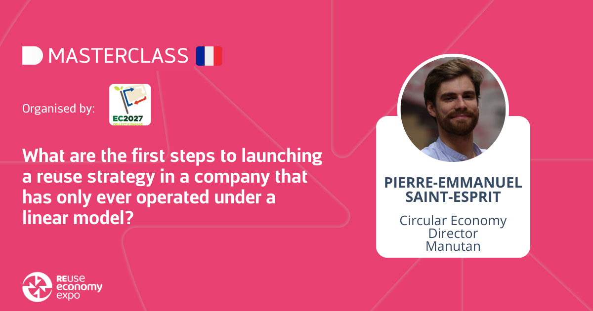 What are the first steps to launching a reuse strategy in a company that has only ever operated under a linear model?