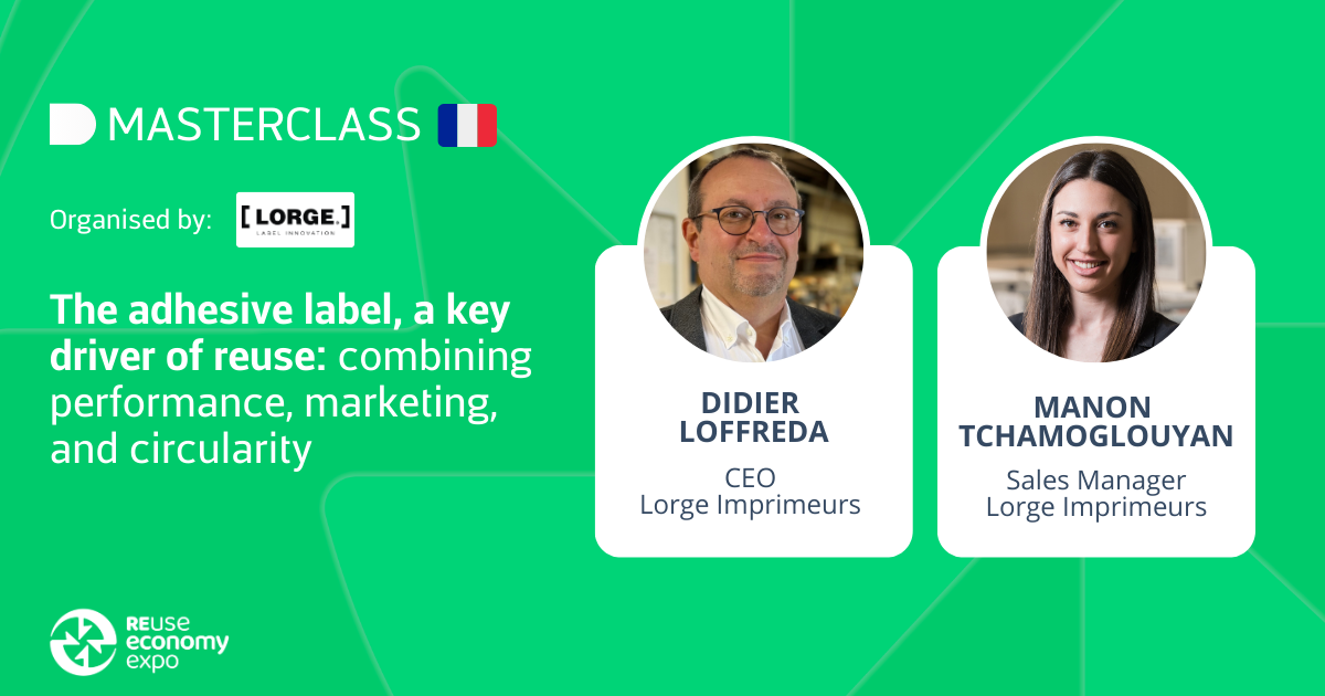 The adhesive label, a key driver of reuse: combining performance, marketing, and circularity