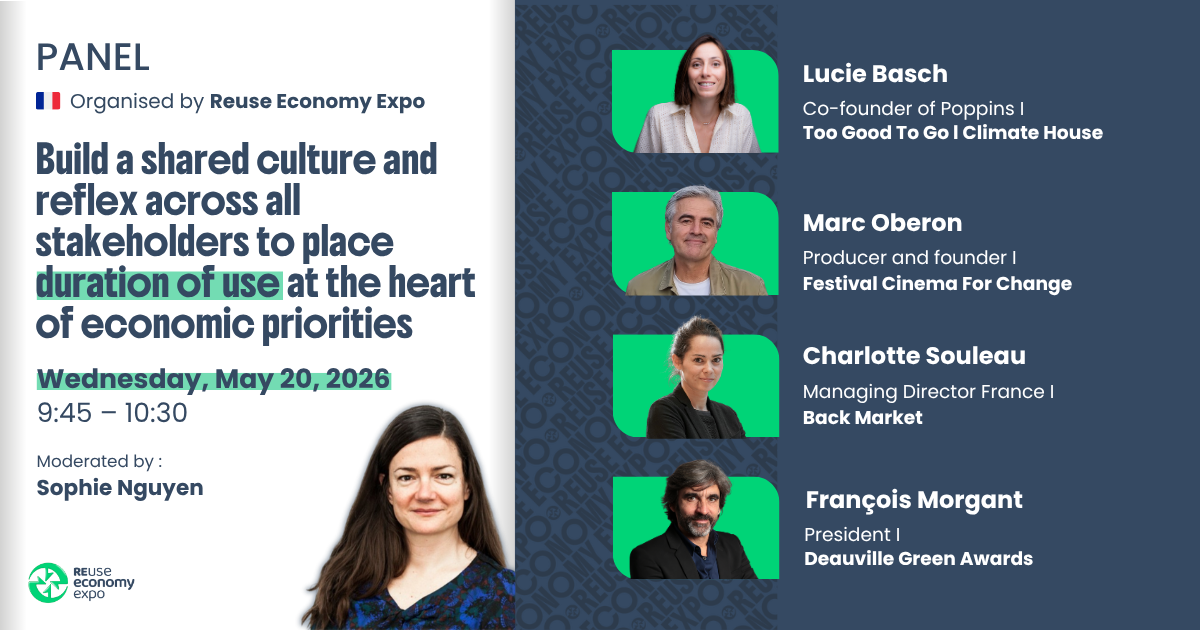 Build a shared culture and reflex across all stakeholders to place duration of use at the heart of economic priorities