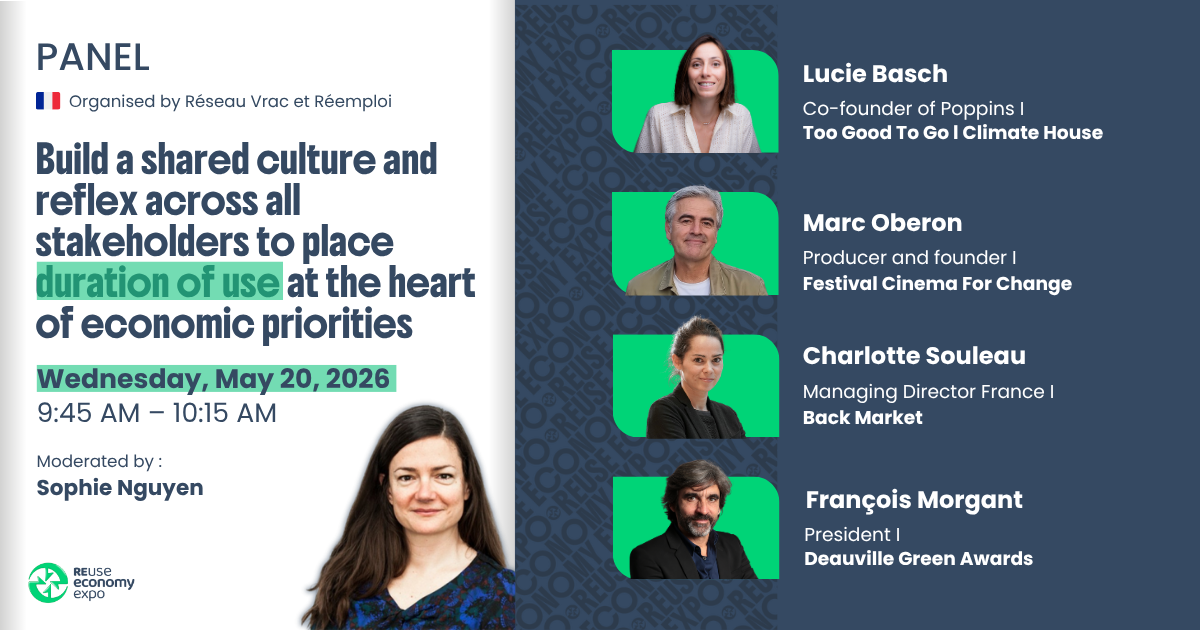 Build a shared culture and reflex across all stakeholders to place duration of use at the heart of economic priorities