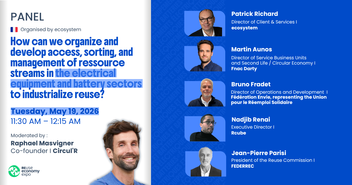 How can access, sorting and feedstock management be organised and scaled up in the EEE (Electrical waste) and battery sector?