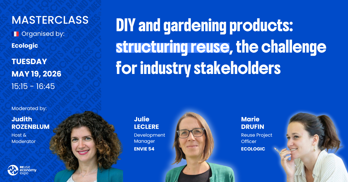DIY and gardening products: structuring reuse, the challenge for industry stakeholders