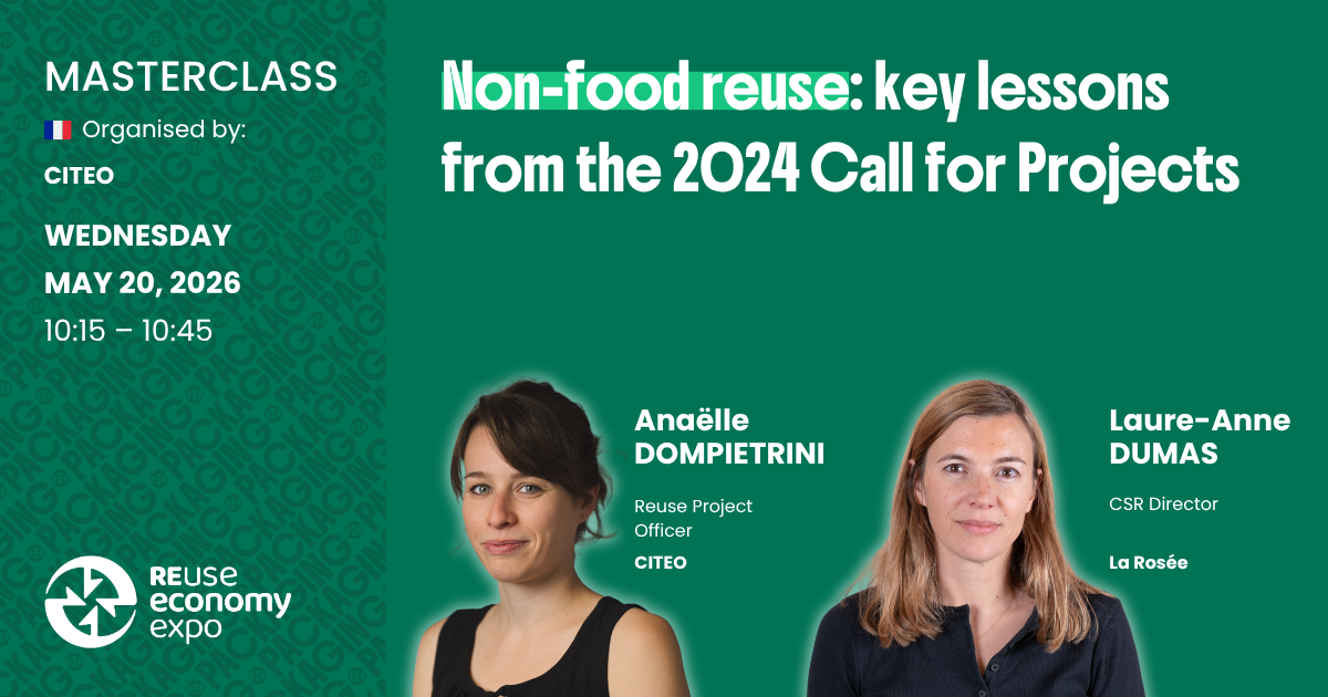 Non-food reuse: key lessons from the 2024 Call for Projects