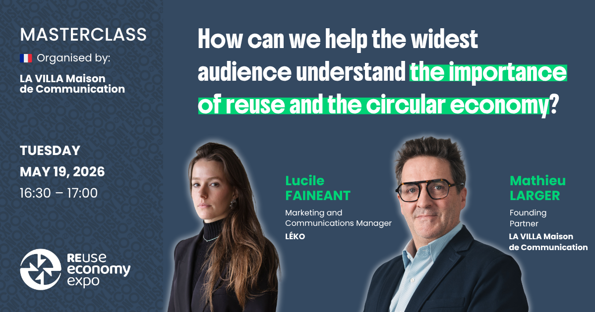 How can we raise awareness of the importance of reuse and the circular economy among a wider audience?