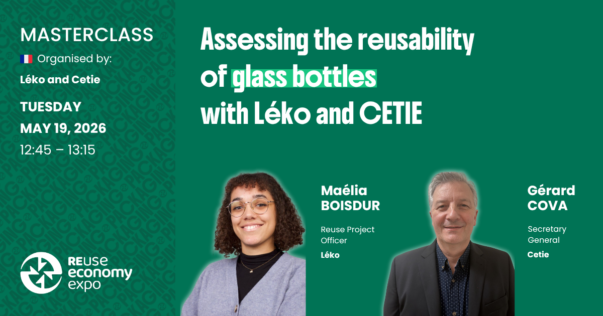 Assessing the reusability of glass bottles with Léko and CETIE