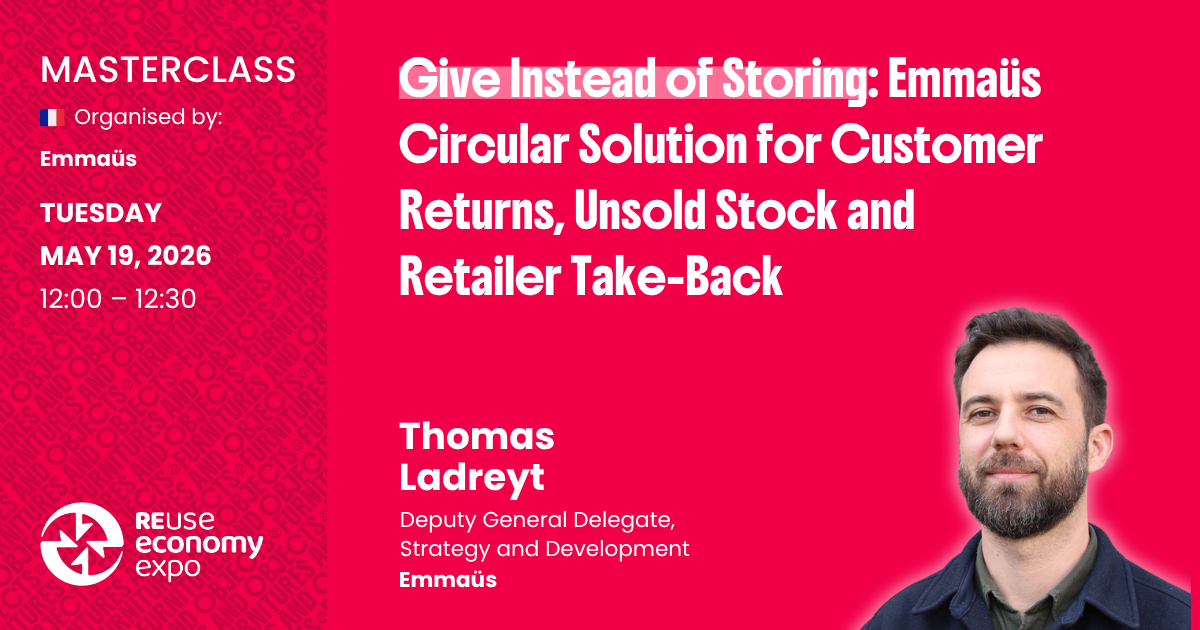 Give Instead of Storing: Emmaüs’ Circular Solution for Customer Returns, Unsold Stock and Retailer Take-Back
