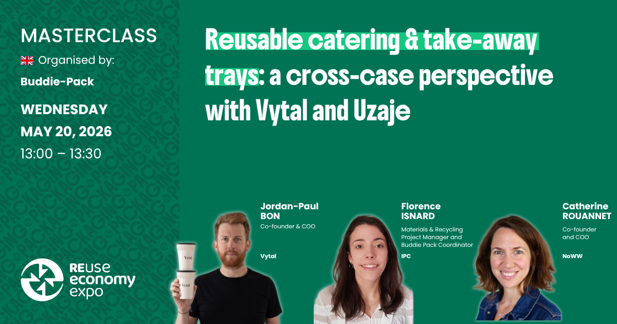Reusable catering & take-away trays: a cross-case perspective with Vytal and Uzaje