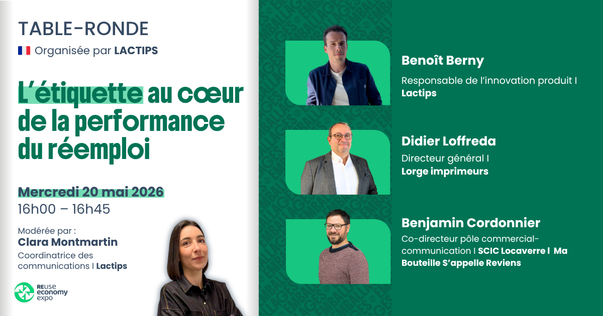 L’étiquette au cœur de la performance du réemploi