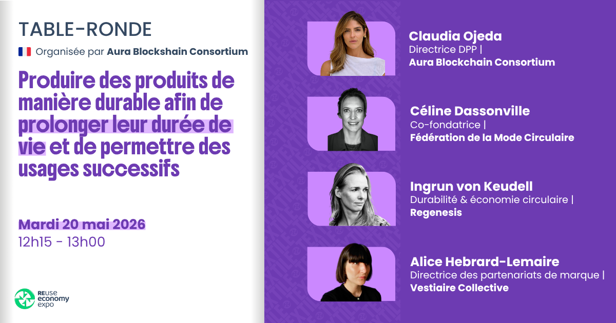 Produire des produits de manière durable afin de prolonger leur durée de vie et de permettre des usages successifs