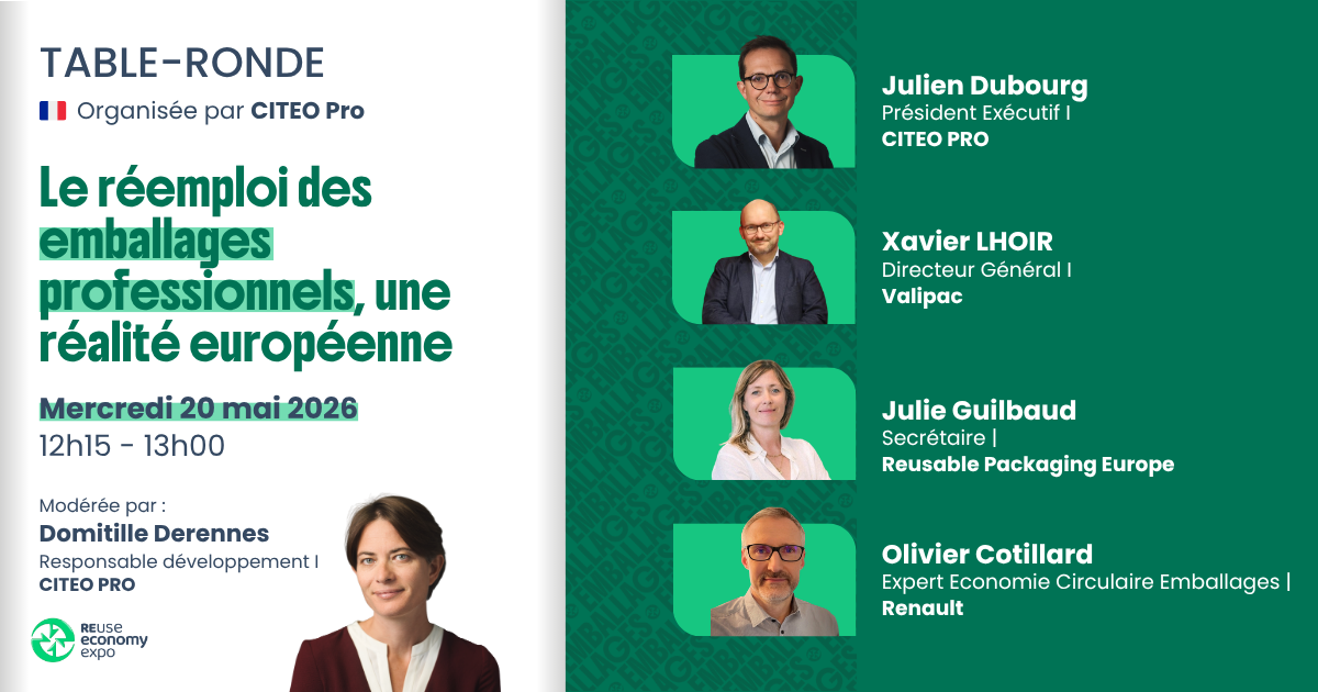 Le réemploi des emballages professionnels, une réalité européenne