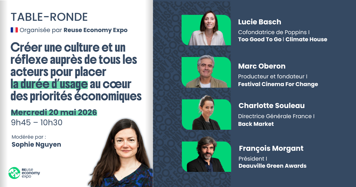 Créer une culture et un réflexe auprès de tous les acteurs pour placer la durée d’usage au cœur des priorités économiques&nbsp;