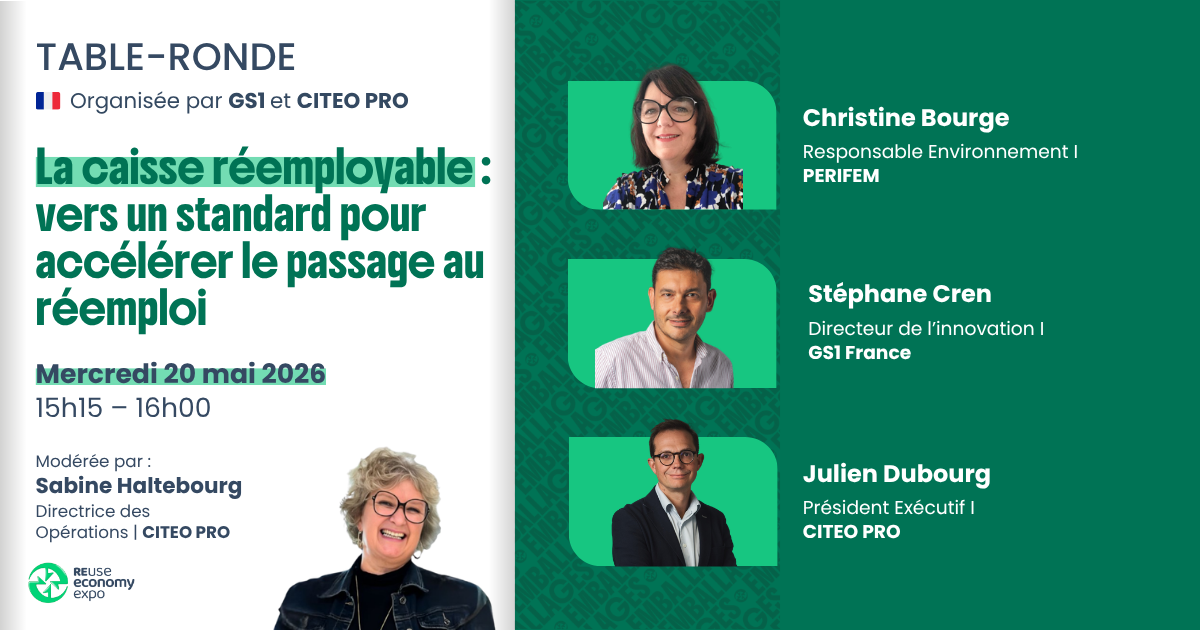 La caisse réemployable&nbsp;: vers un standard pour accélérer le passage au réemploi