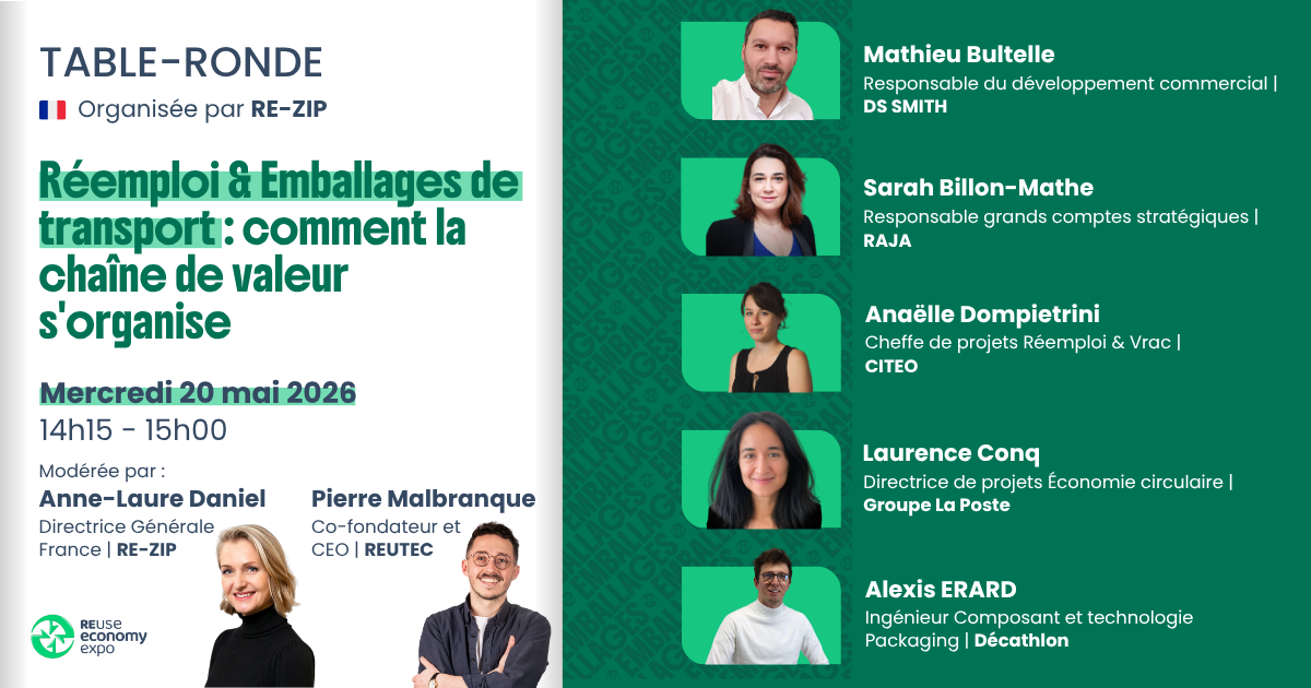 Réemploi & Emballages de transport&nbsp;: comment la chaîne de valeur s’organise