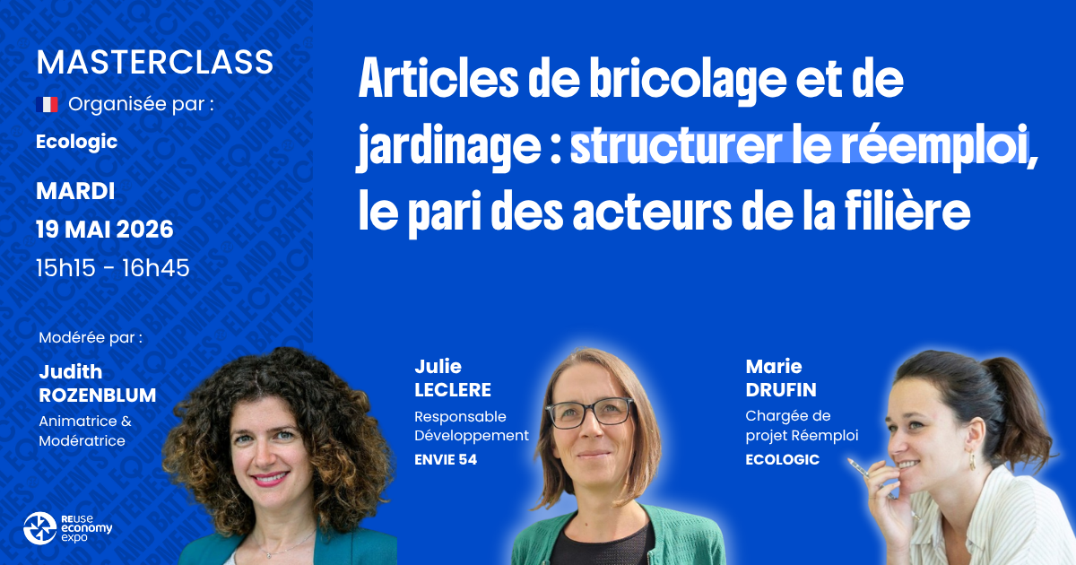 Articles de bricolage et de jardinage&nbsp;: structurer le réemploi, le pari des acteurs de la filière