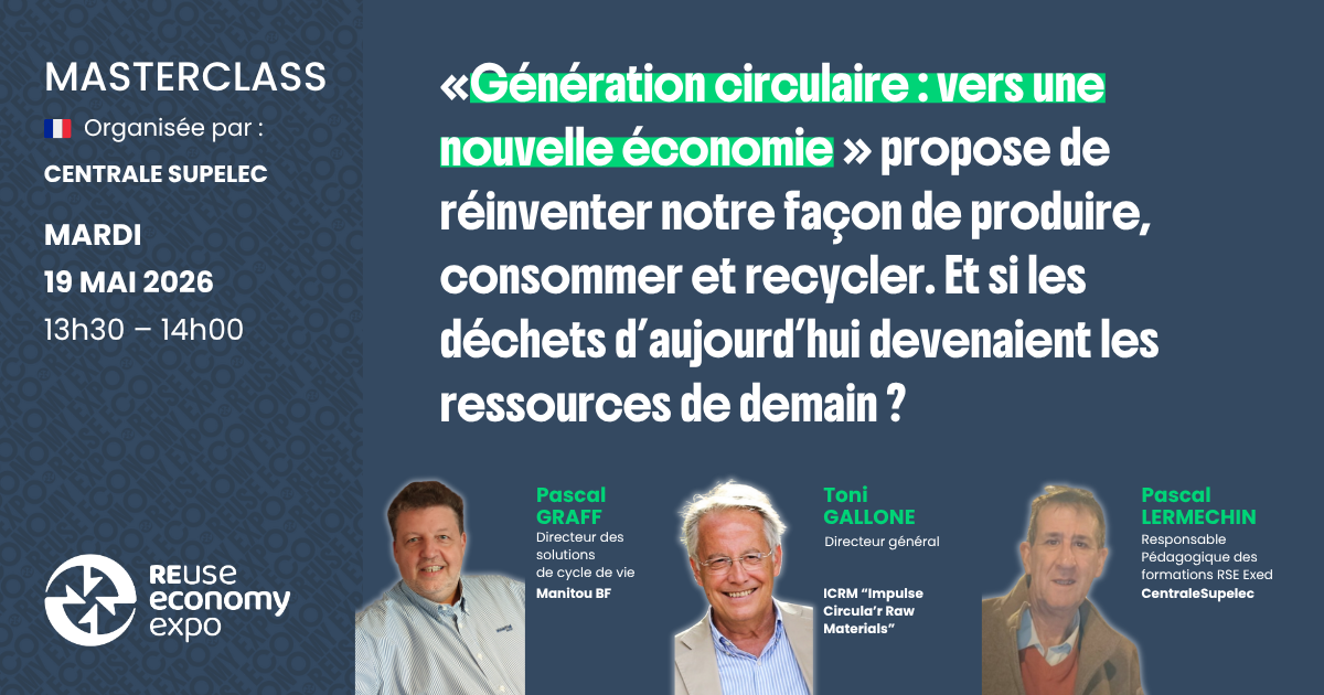 «&nbsp;Génération circulaire&nbsp;: vers une nouvelle économie&nbsp;» propose de réinventer notre façon de produire, consommer et recycler. Et si les déchets d’aujourd’hui devenaient les ressources de demain&nbsp;?