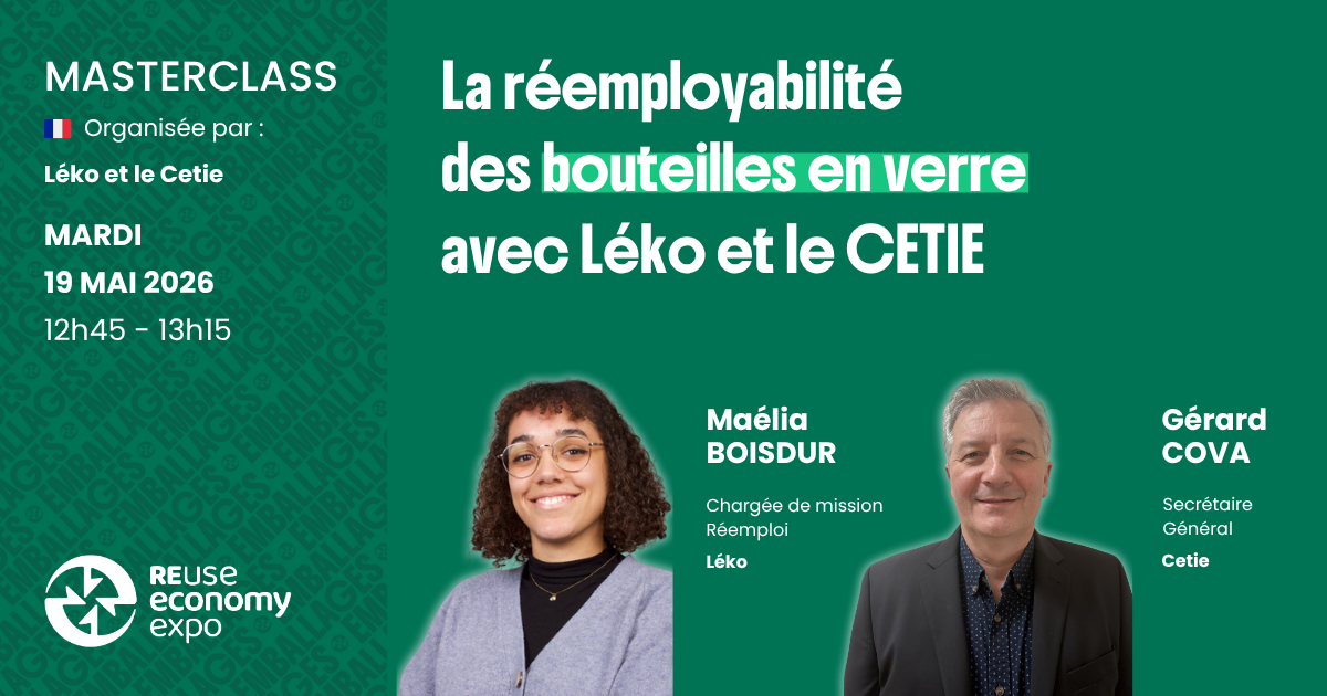 La réemployabilité des bouteilles en verre avec Léko et le CETIE