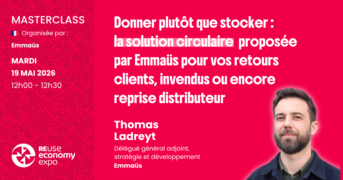 Donner plutôt que stocker&nbsp;: la solution circulaire proposée par Emmaüs pour vos retours clients, invendus ou encore reprise distributeur