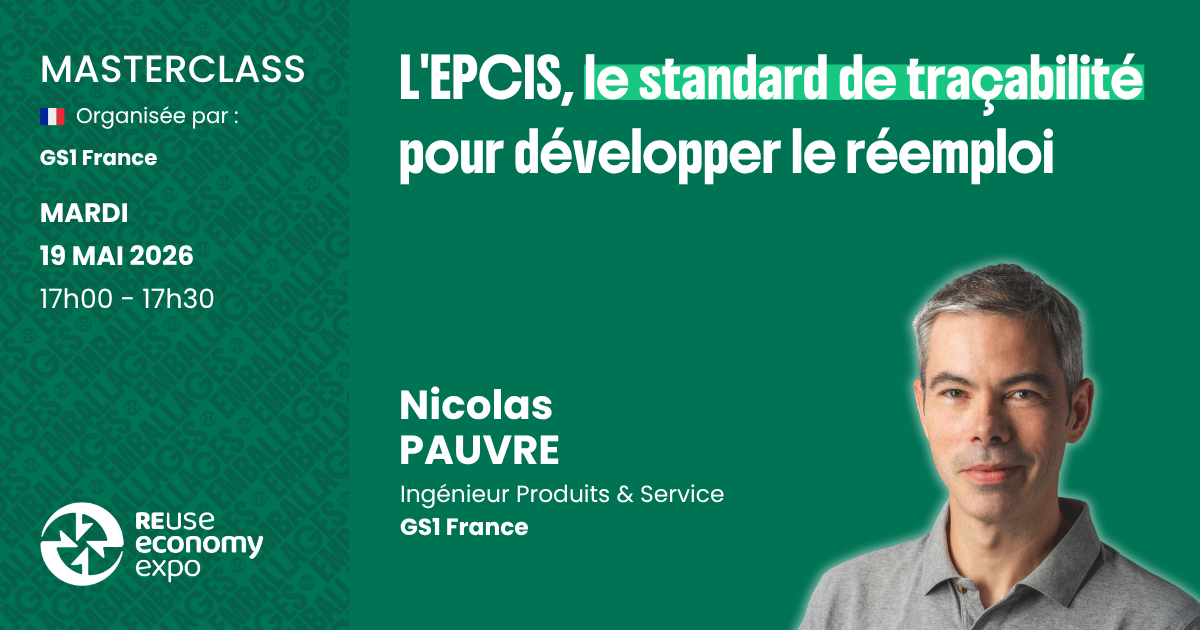 L’EPCIS, le standard de traçabilité pour développer le réemploi 
