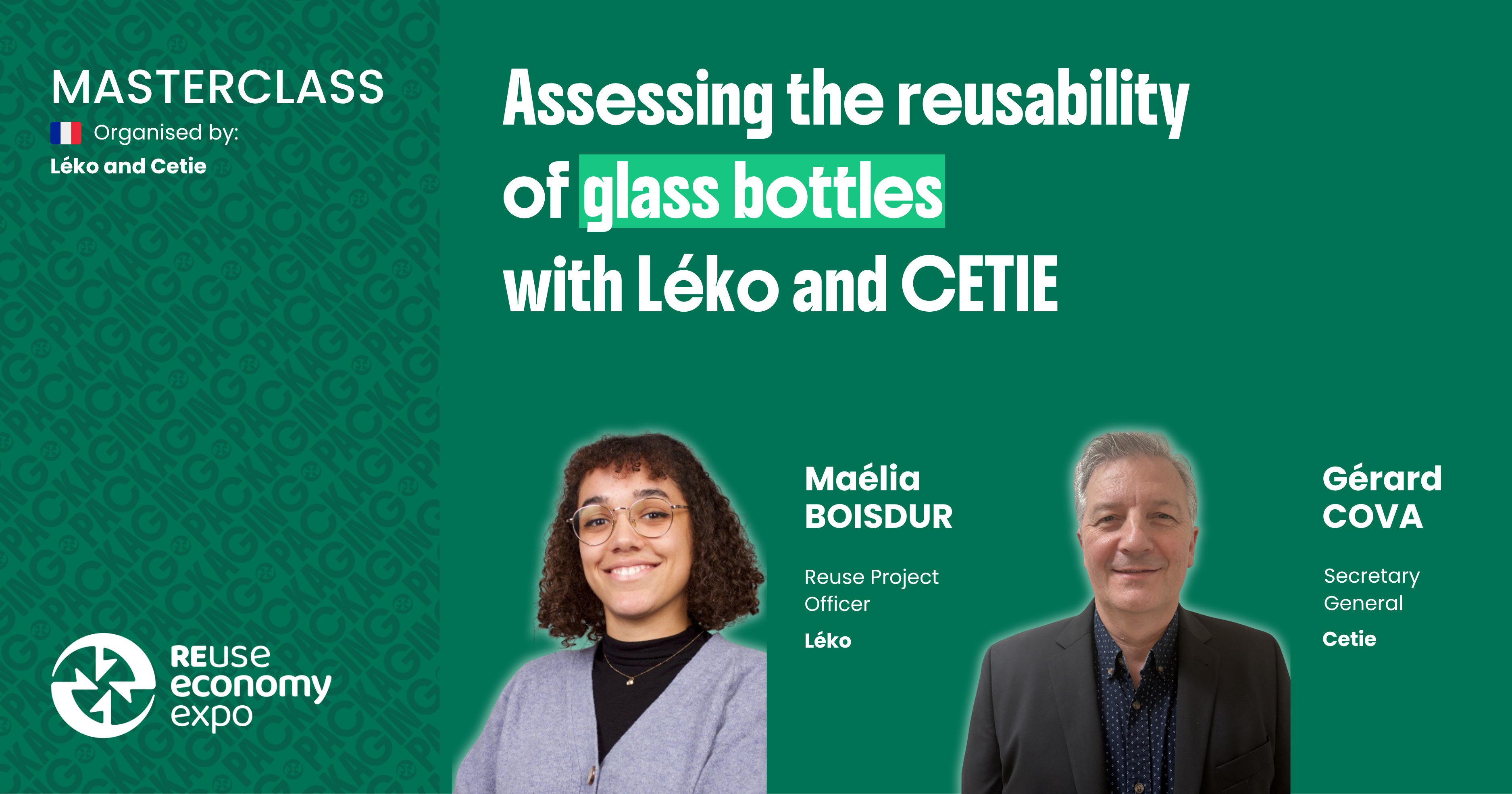 Assessing the reusability of glass bottles with Léko and CETIE